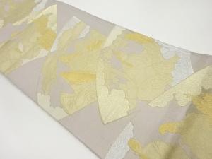 地紙に時代人物模様織出し袋帯